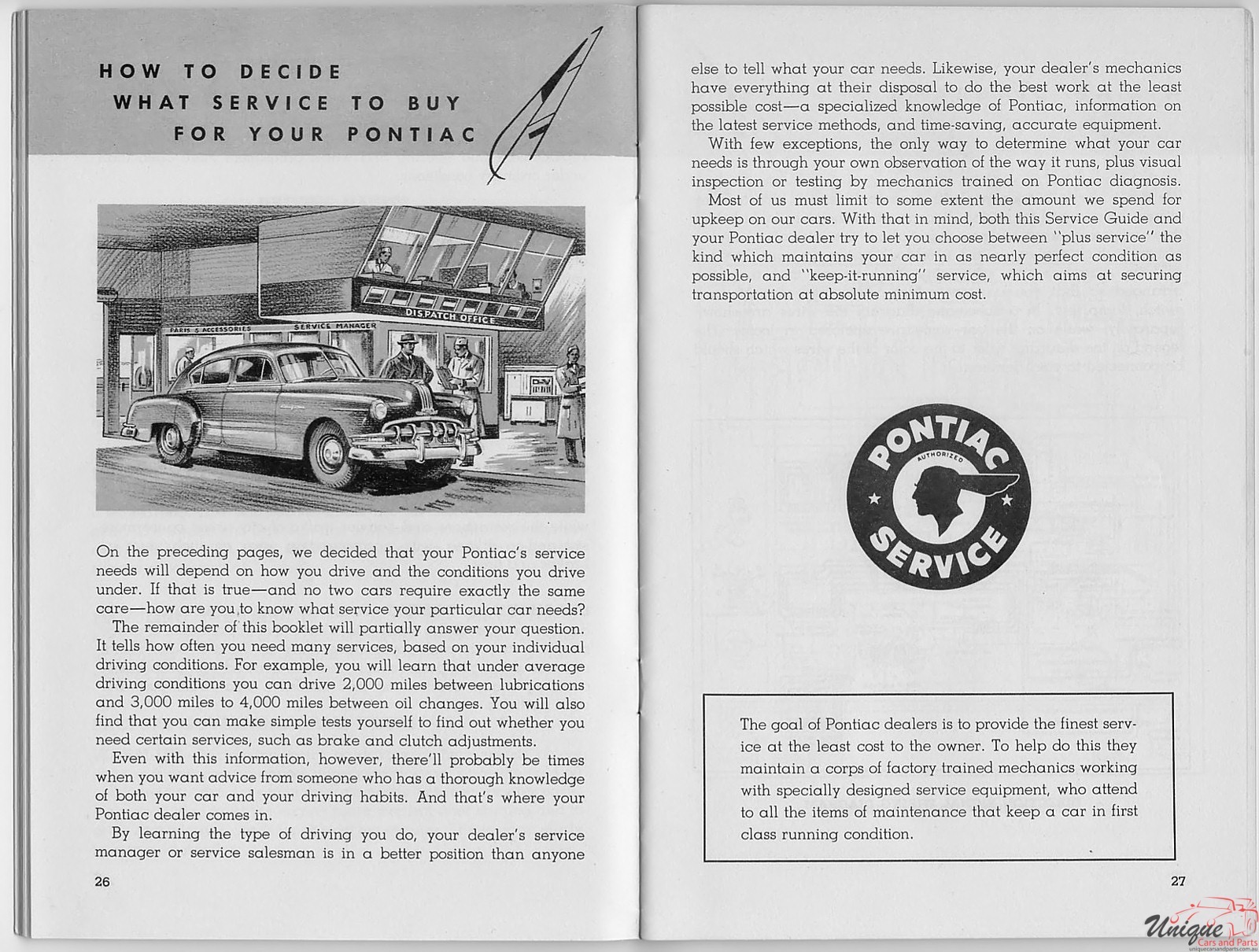 1950 Pontiac Owners Manual Page 2
